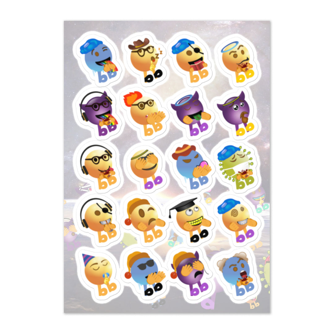 Megabb Buddy Stickers - Emojibb