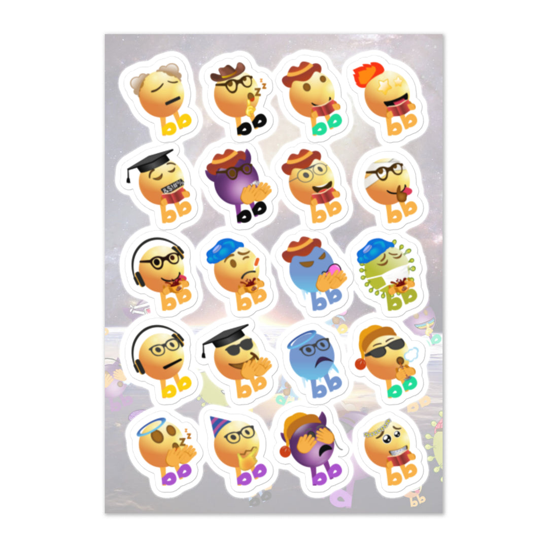 Megabb Buddy Stickers - Emojibb