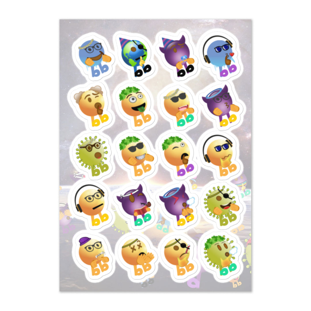 Megabb Buddy Stickers - Emojibb