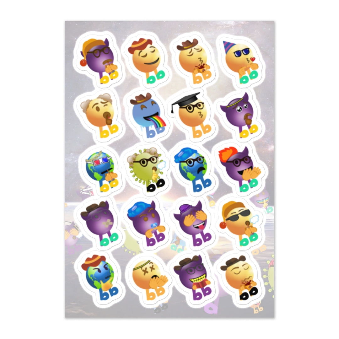 Megabb Buddy Stickers - Emojibb