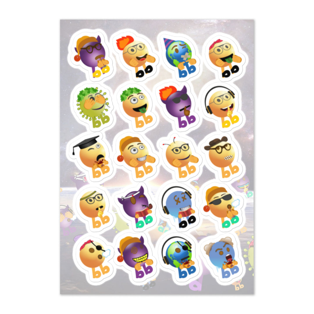 Megabb Buddy Stickers - Emojibb