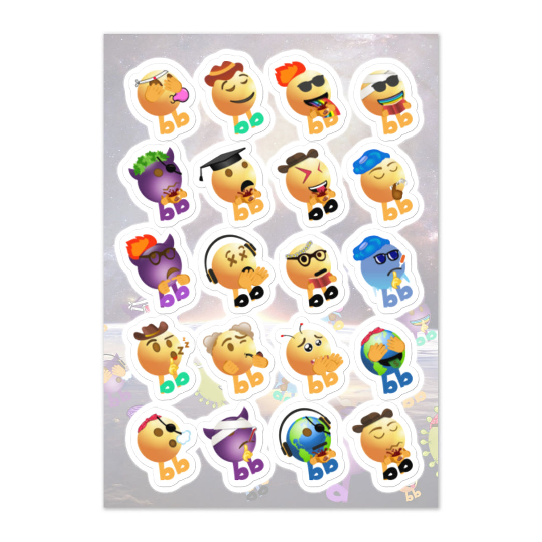 Megabb Buddy Stickers - Emojibb