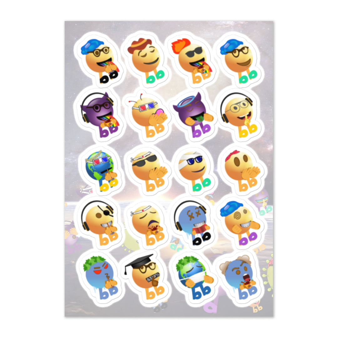 Megabb Buddy Stickers - Emojibb