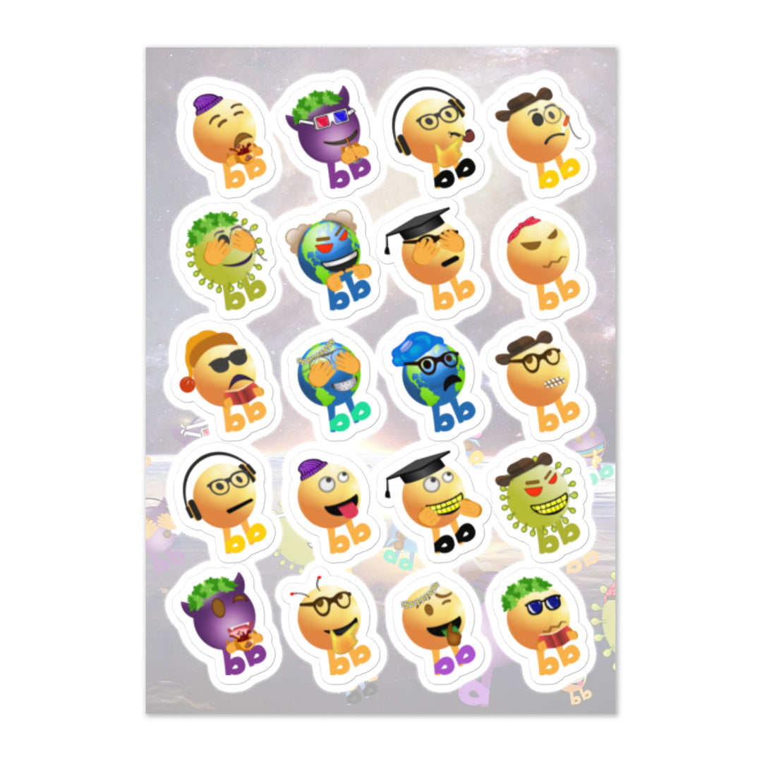 Megabb Buddy Stickers - Emojibb