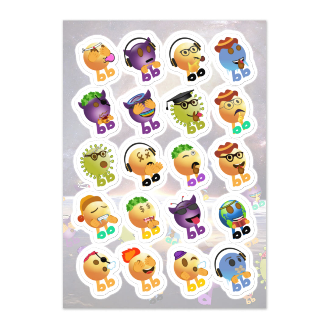 Megabb Buddy Stickers - Emojibb