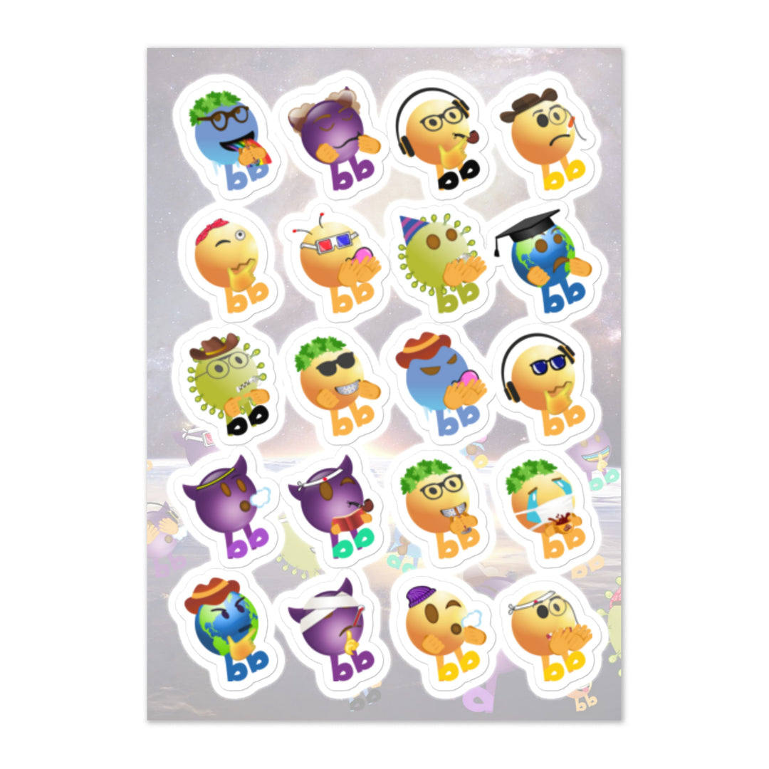 Megabb Buddy Stickers - Emojibb