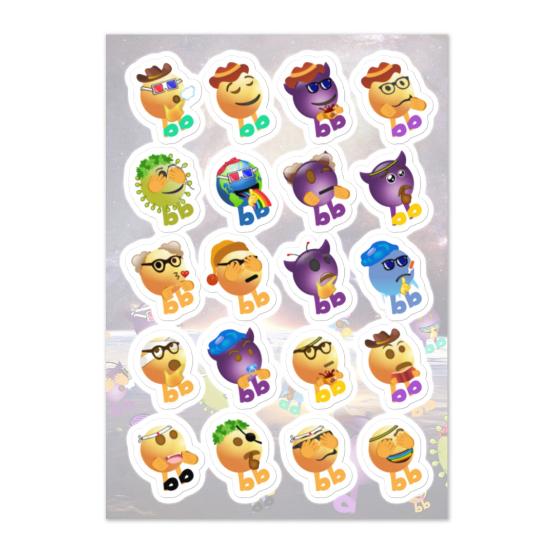 Megabb Buddy Stickers - Emojibb