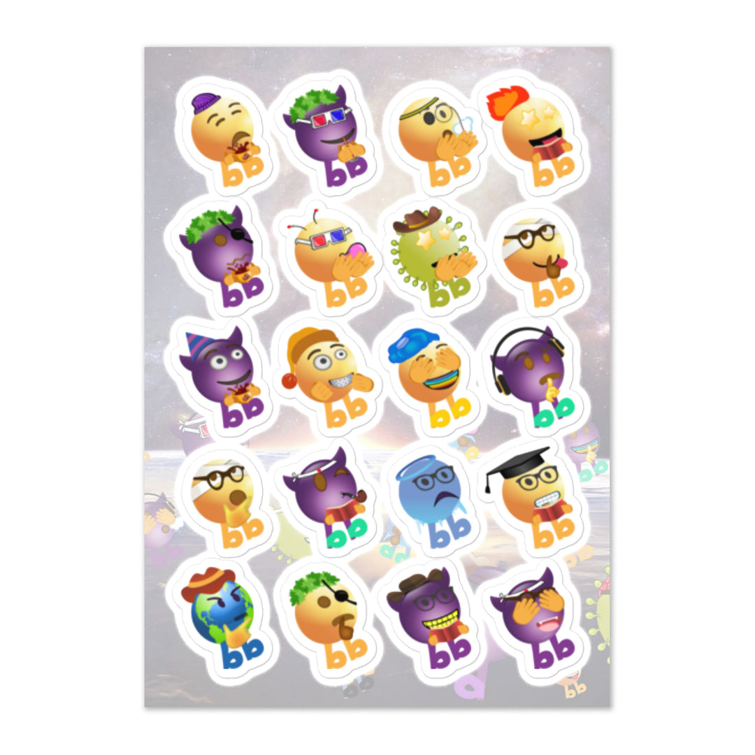 Megabb Buddy Stickers - Emojibb