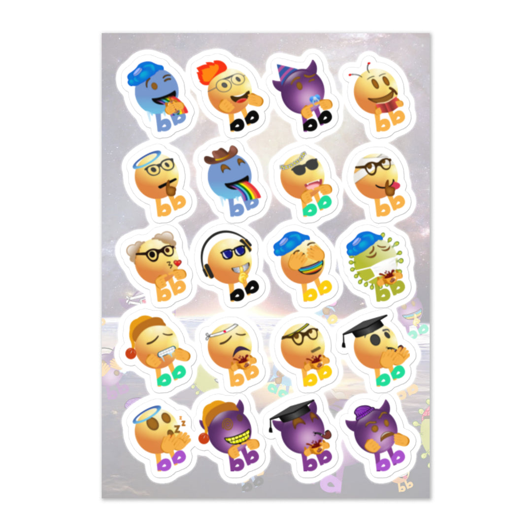 Megabb Buddy Stickers - Emojibb