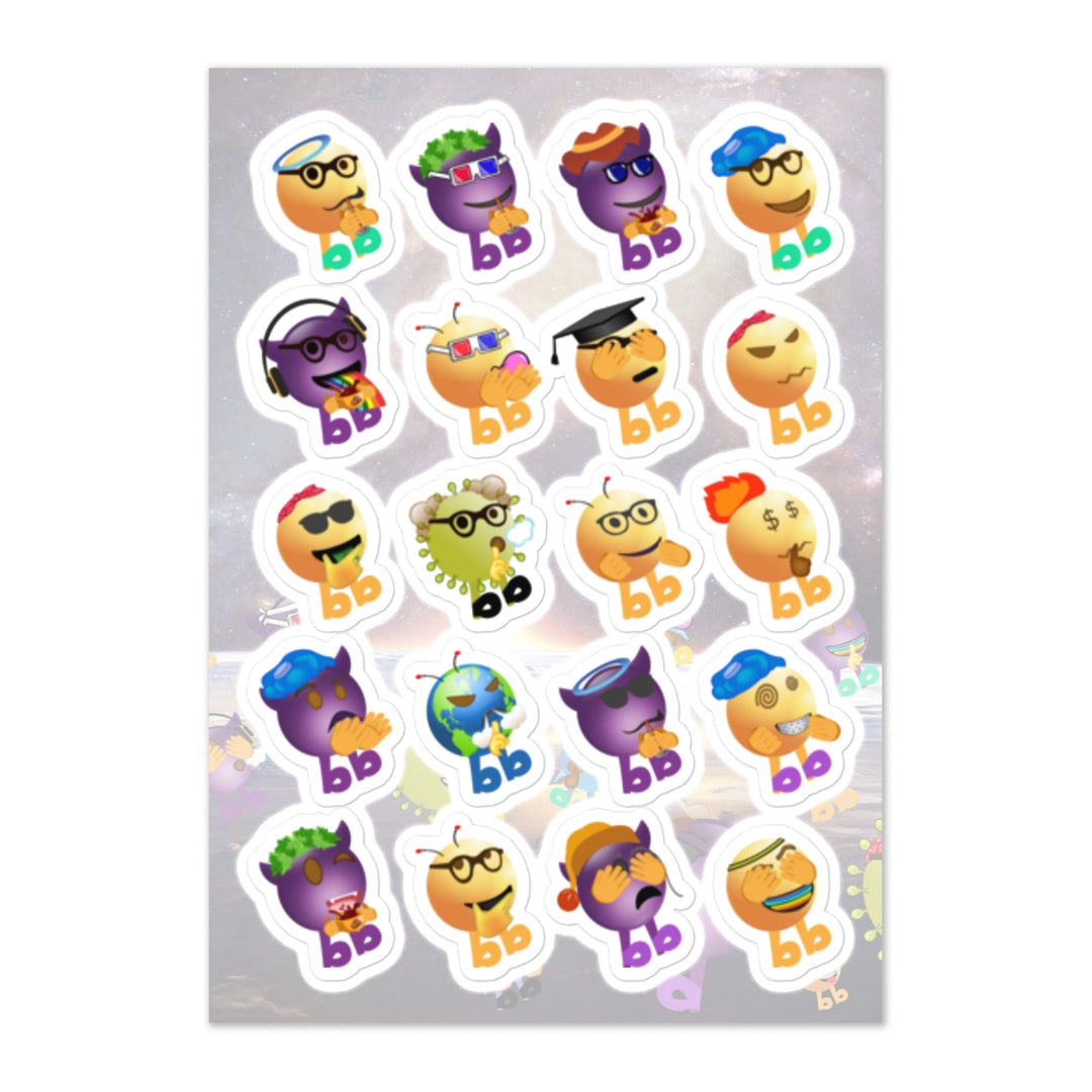 Megabb Buddy Stickers - Emojibb