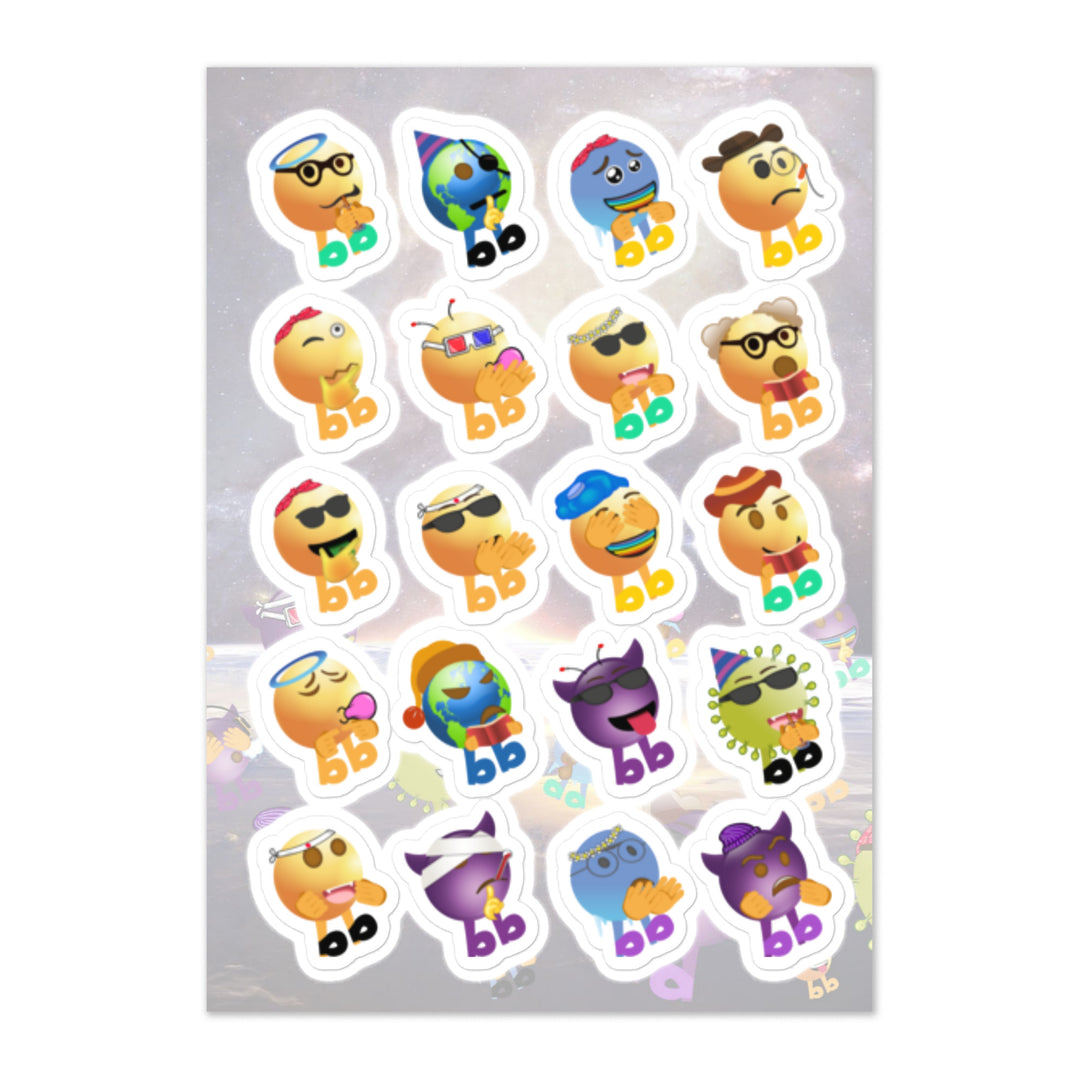 Megabb Buddy Stickers - Emojibb