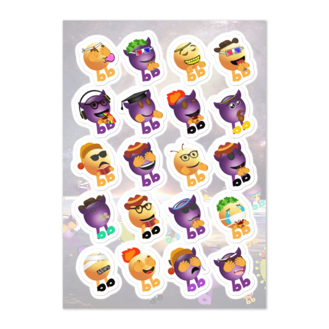 Megabb Buddy Stickers - Emojibb