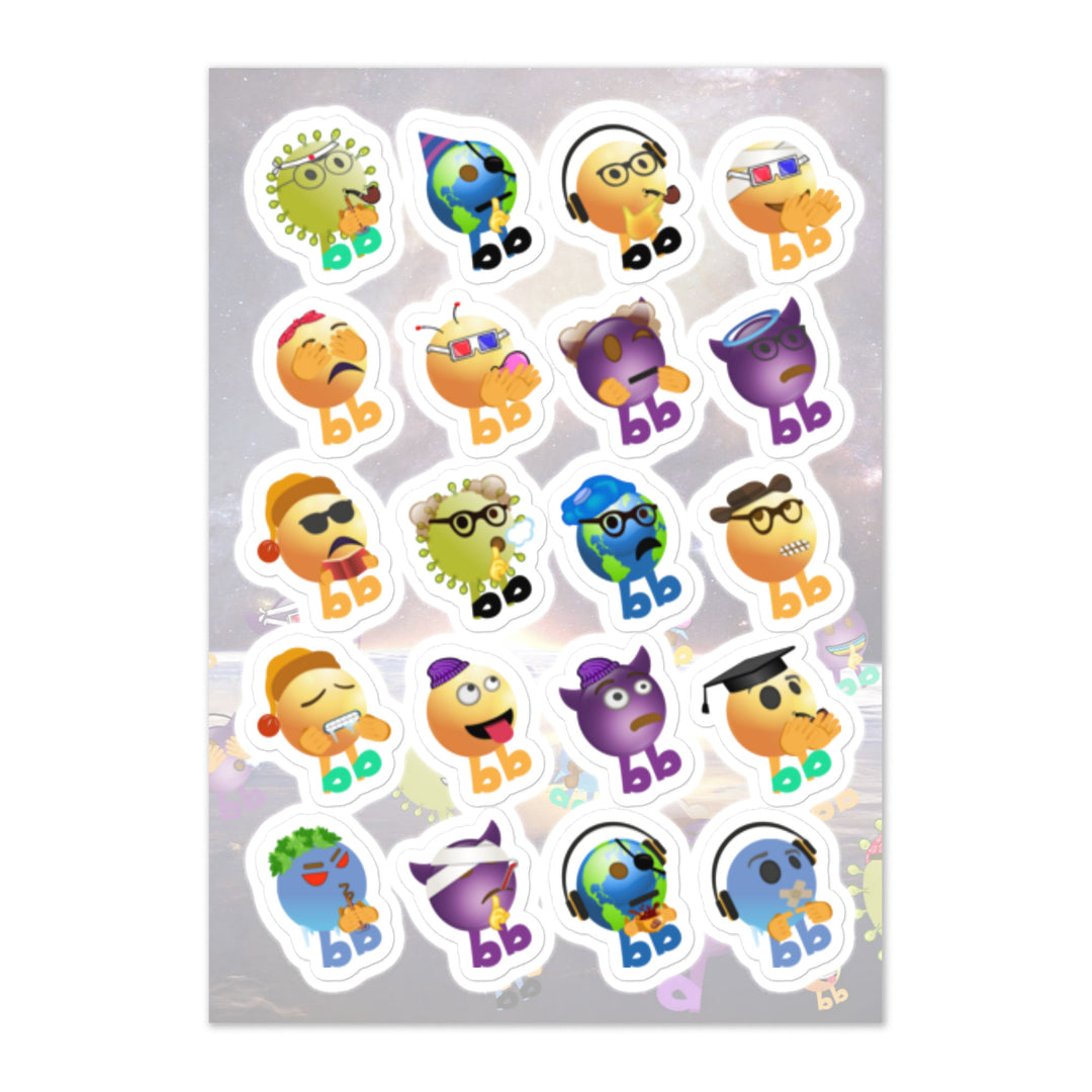 Megabb Buddy Stickers - Emojibb