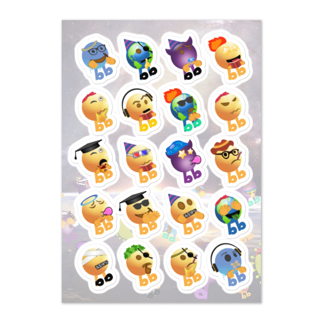 Megabb Buddy Stickers - Emojibb