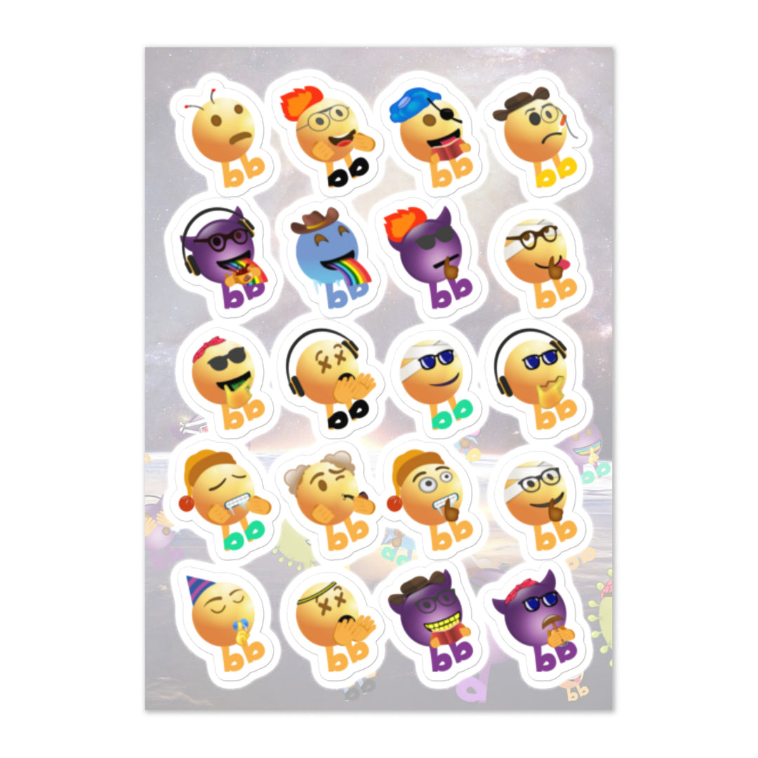 Megabb Buddy Stickers - Emojibb