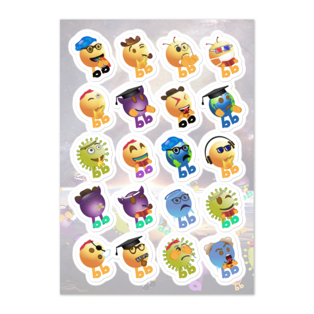 Megabb Buddy Stickers - Emojibb
