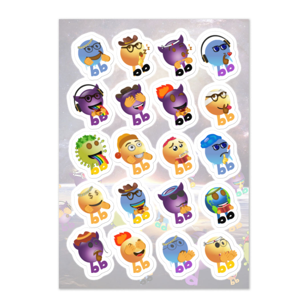 Megabb Buddy Stickers - Emojibb