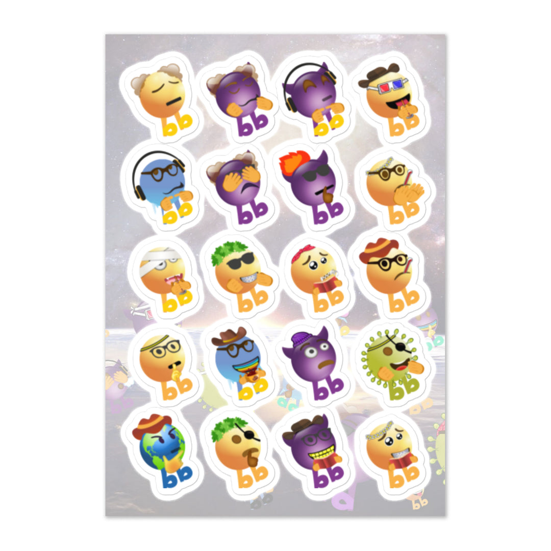 Megabb Buddy Stickers - Emojibb