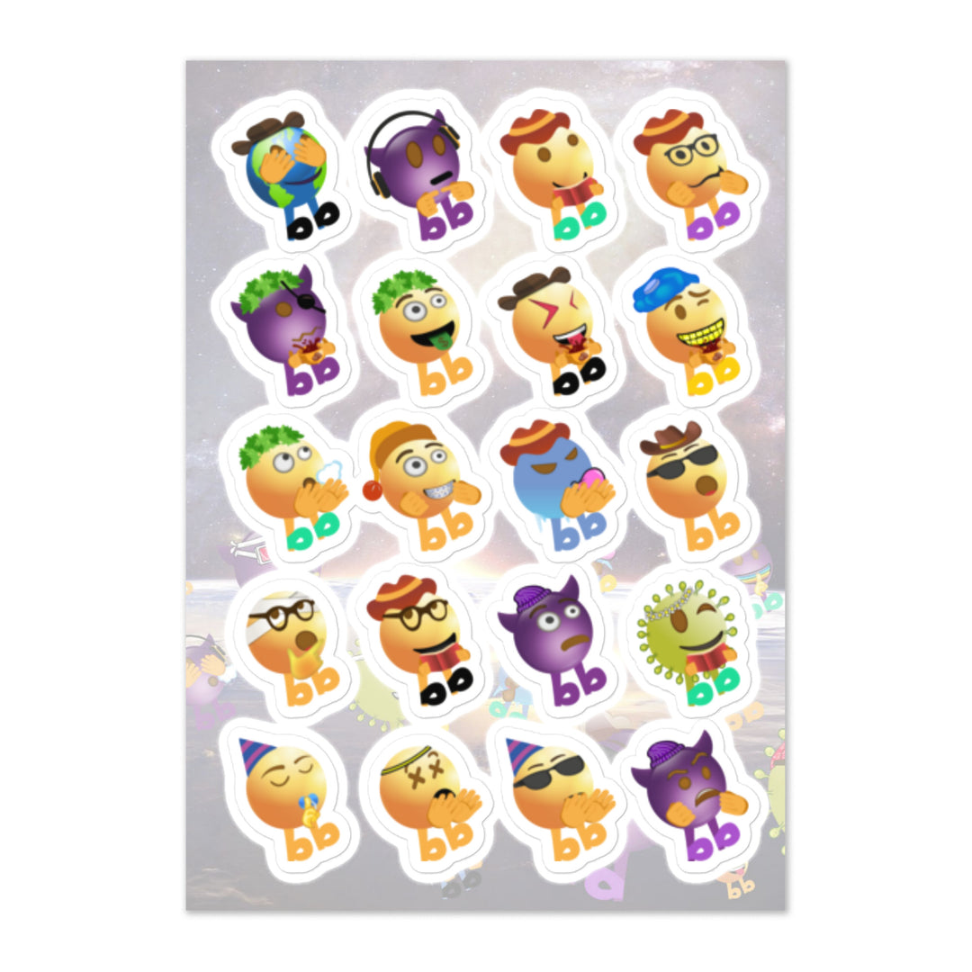 Megabb Buddy Stickers - Emojibb