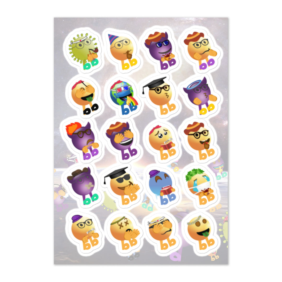 Megabb Buddy Stickers - Emojibb