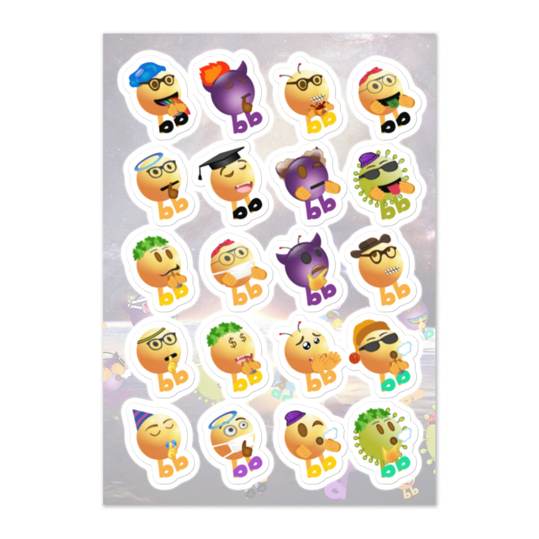 Megabb Buddy Stickers - Emojibb