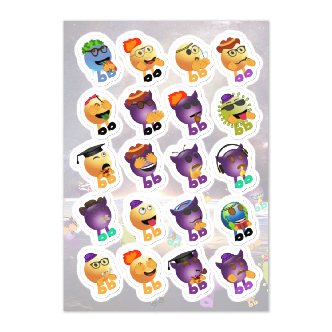 Megabb Buddy Stickers - Emojibb