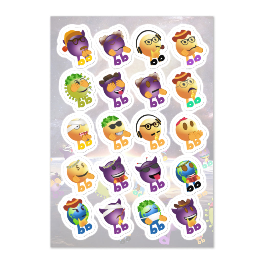 Megabb Buddy Stickers - Emojibb