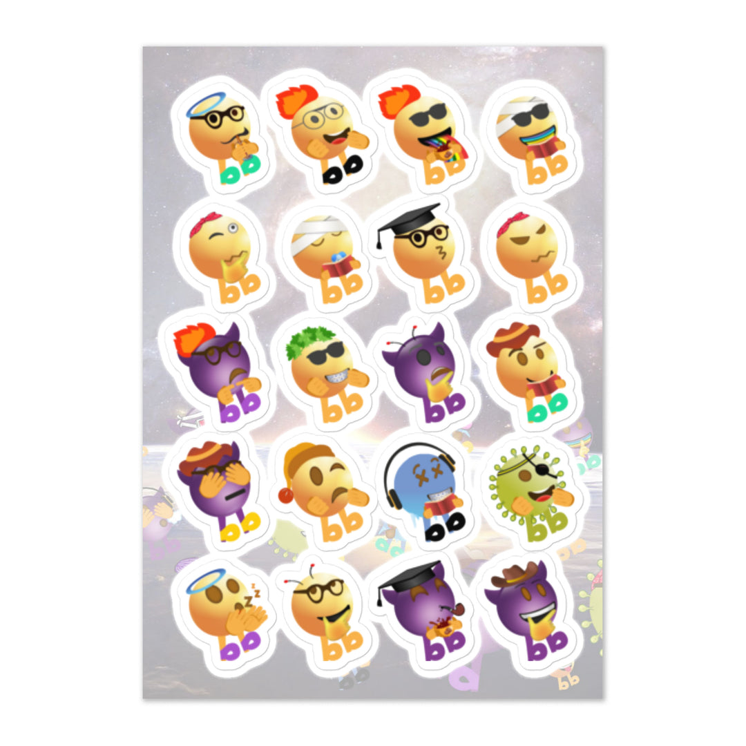 Megabb Buddy Stickers - Emojibb