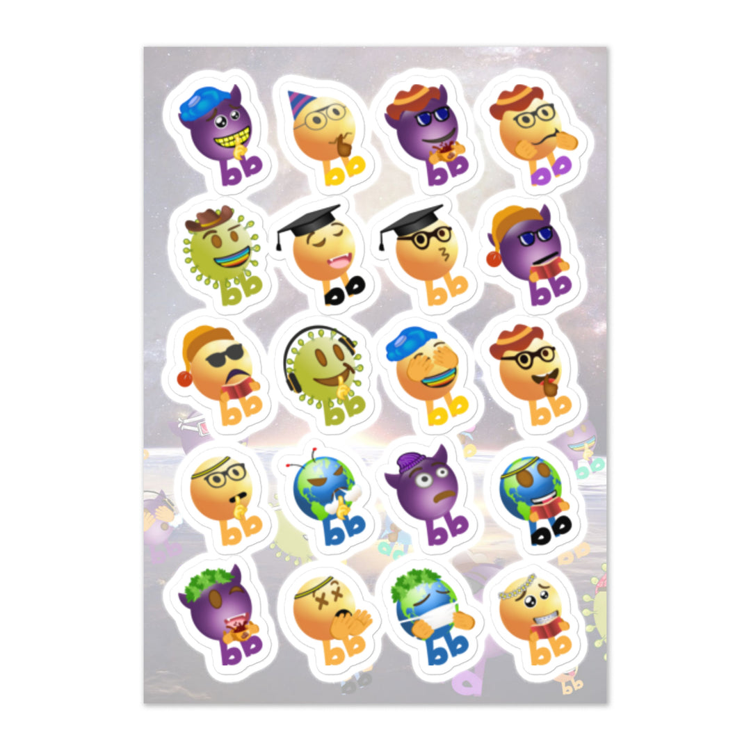 Megabb Buddy Stickers - Emojibb