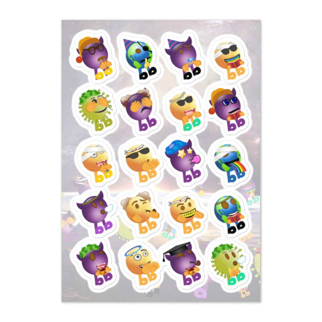 Megabb Buddy Stickers - Emojibb