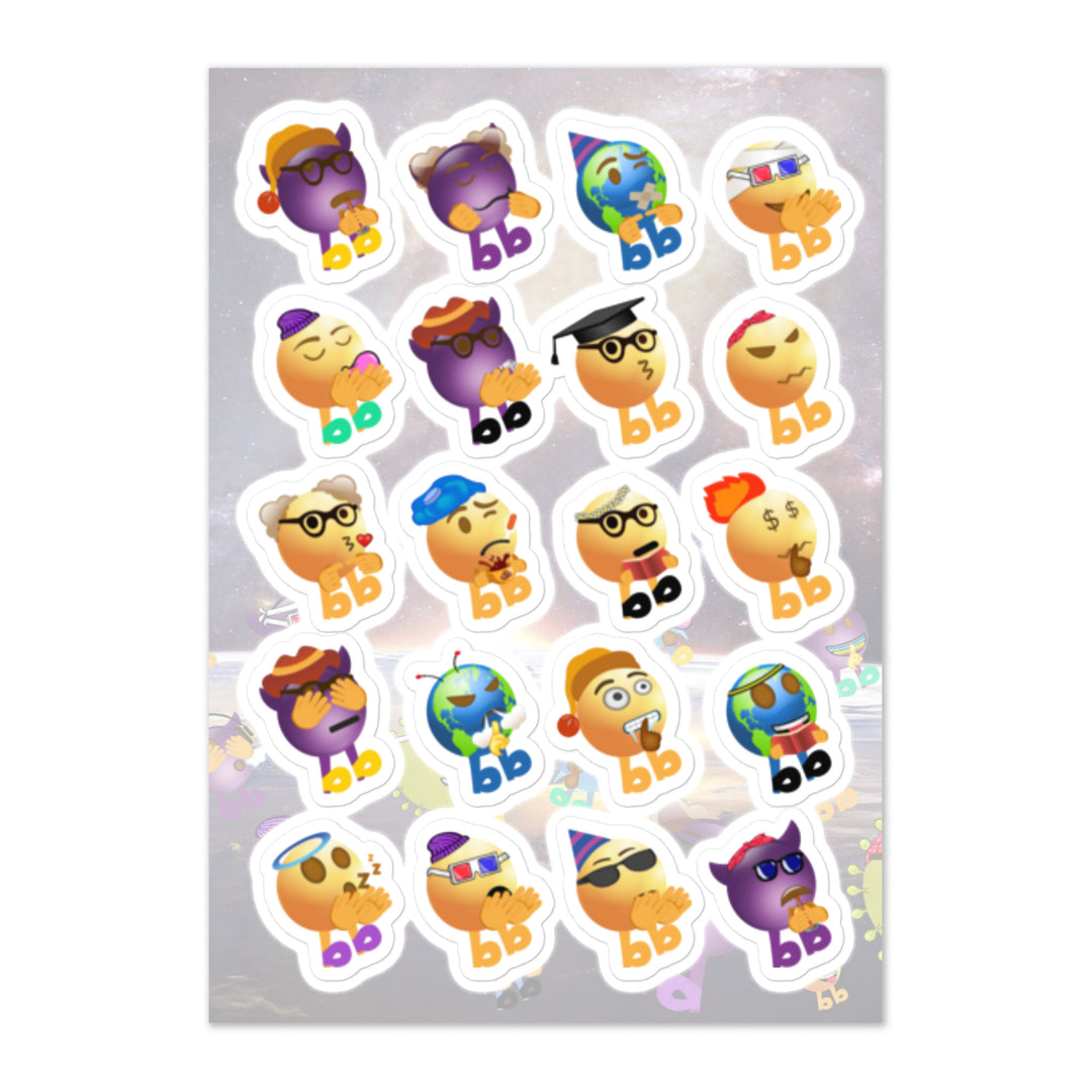 Megabb Buddy Stickers - Emojibb