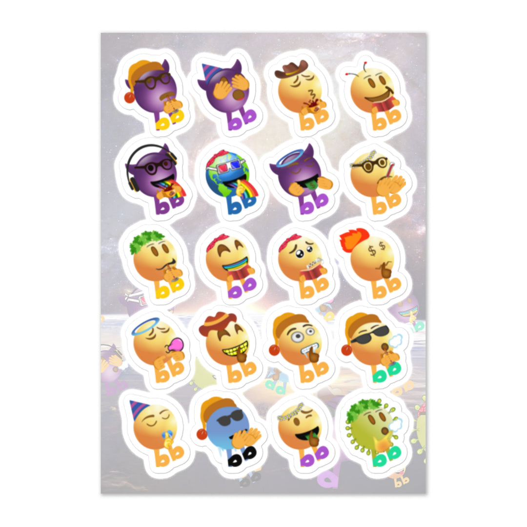 Megabb Buddy Stickers - Emojibb