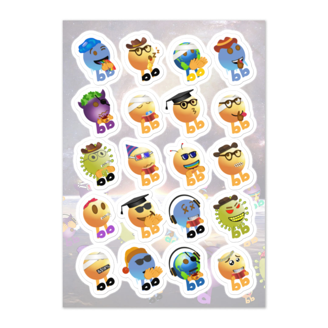 Megabb Buddy Stickers - Emojibb