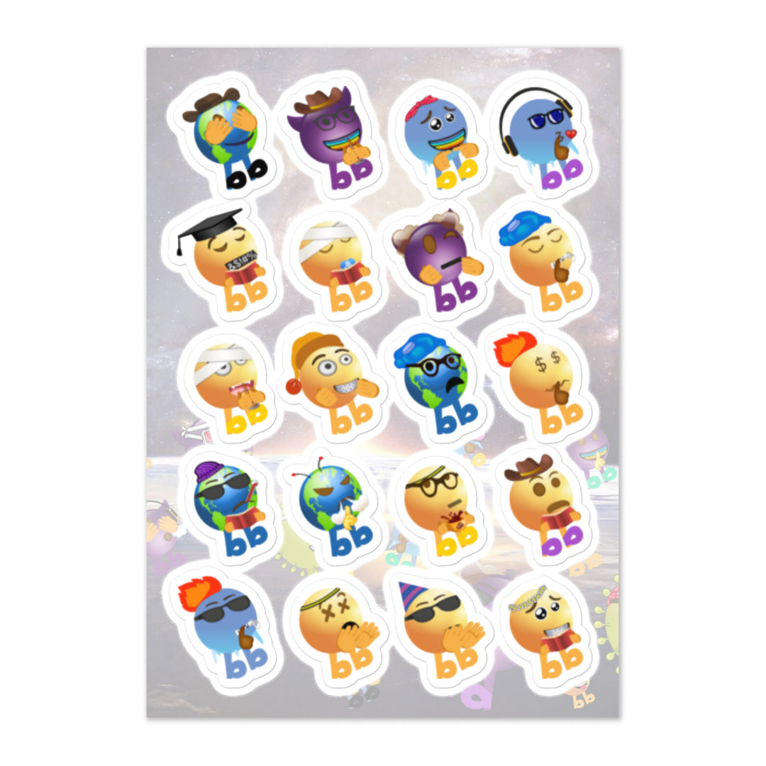 Megabb Buddy Stickers - Emojibb