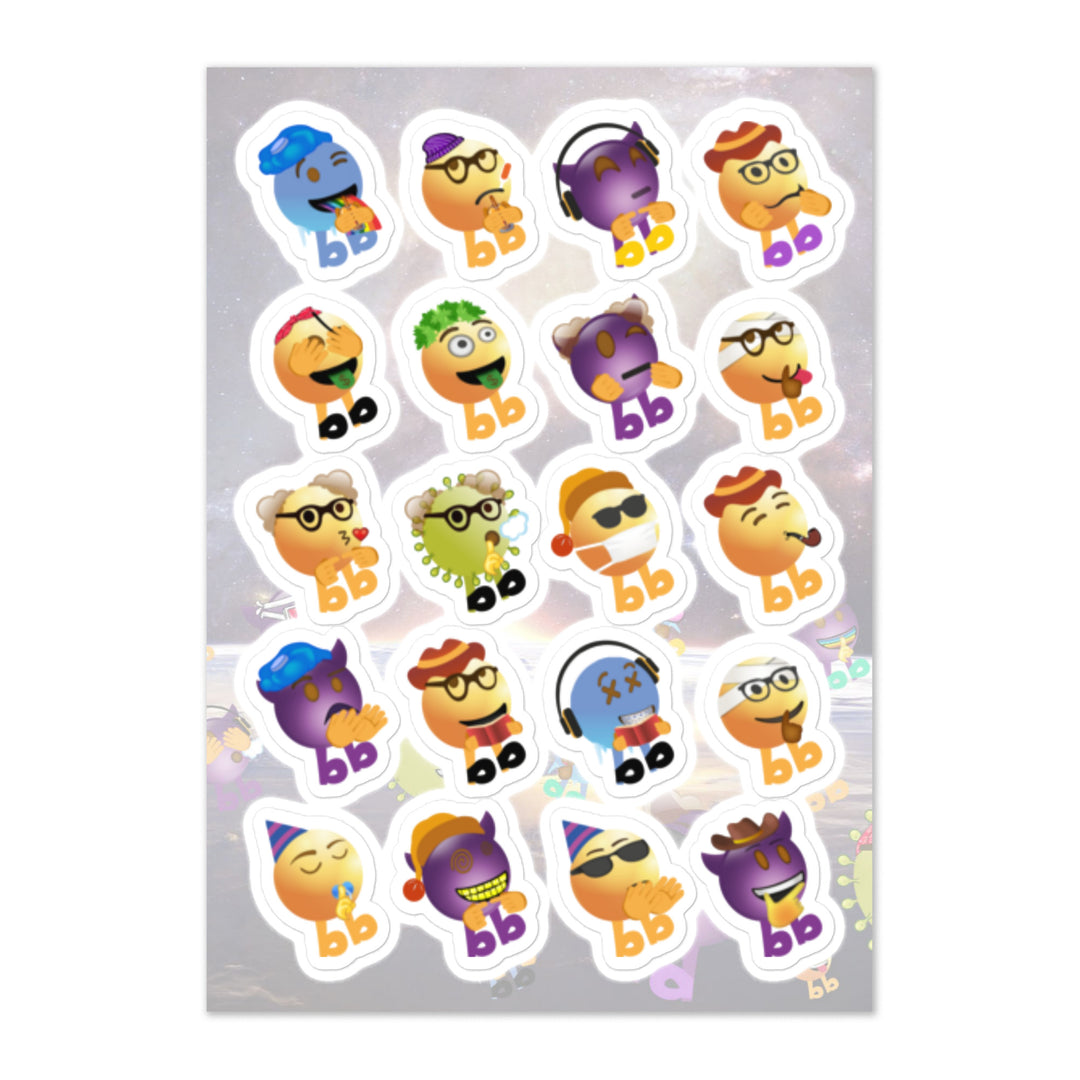 Megabb Buddy Stickers - Emojibb