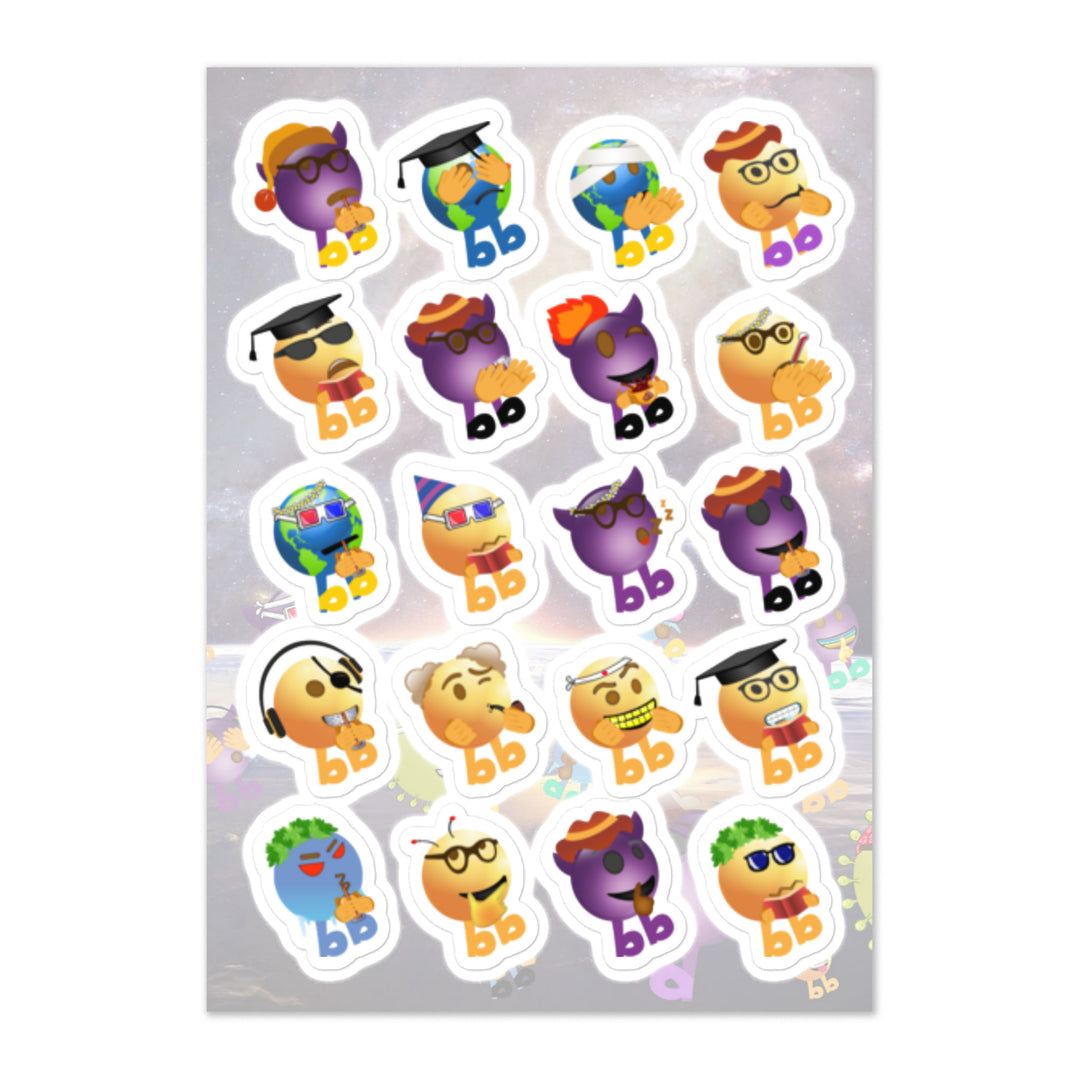 Megabb Buddy Stickers - Emojibb