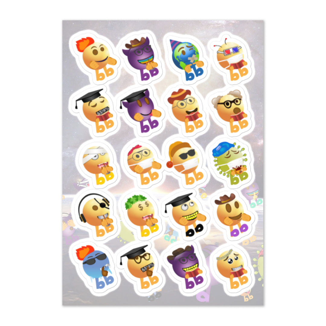 Megabb Buddy Stickers - Emojibb