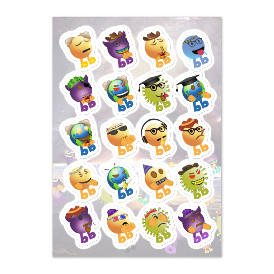 Megabb Buddy Stickers - Emojibb