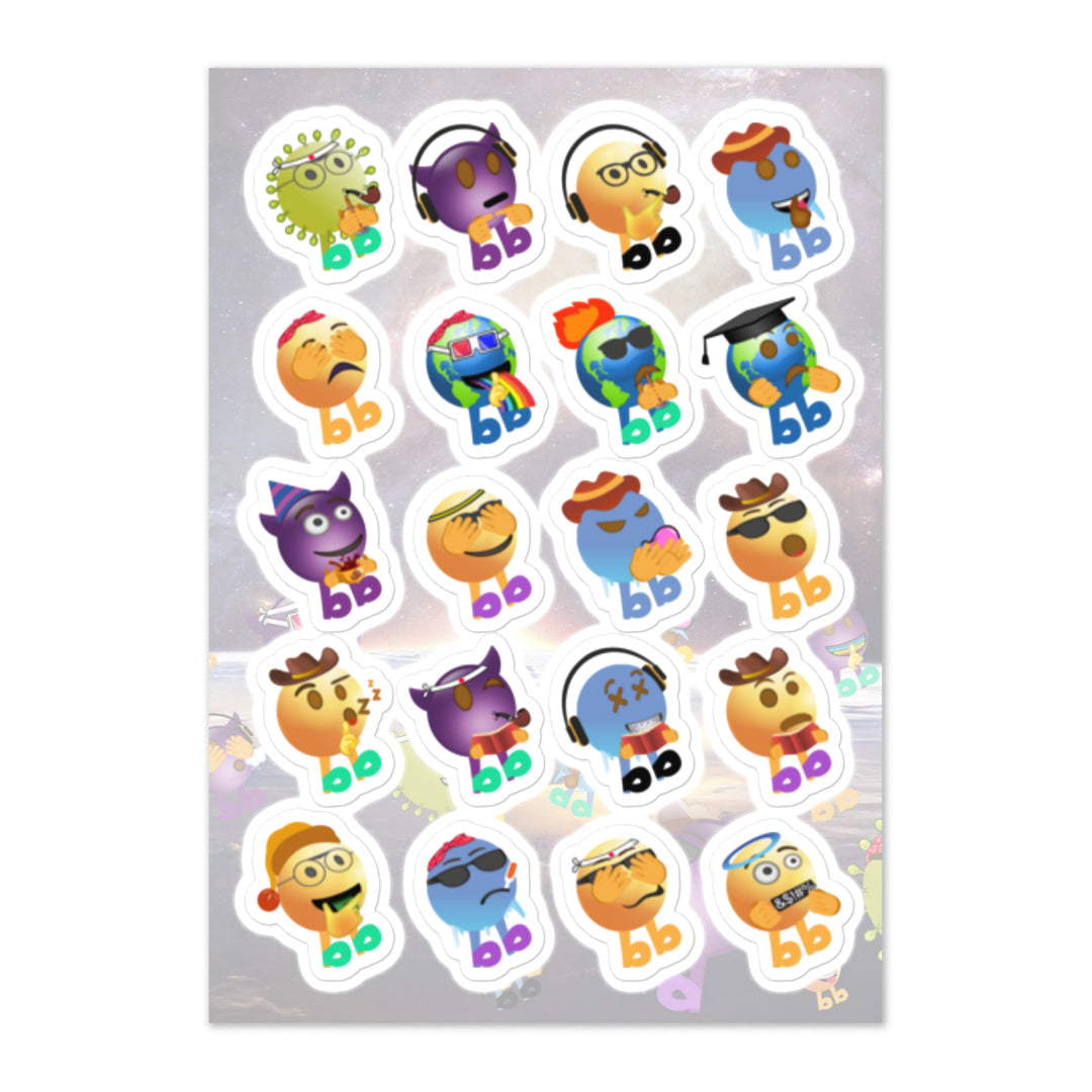 Megabb Buddy Stickers - Emojibb