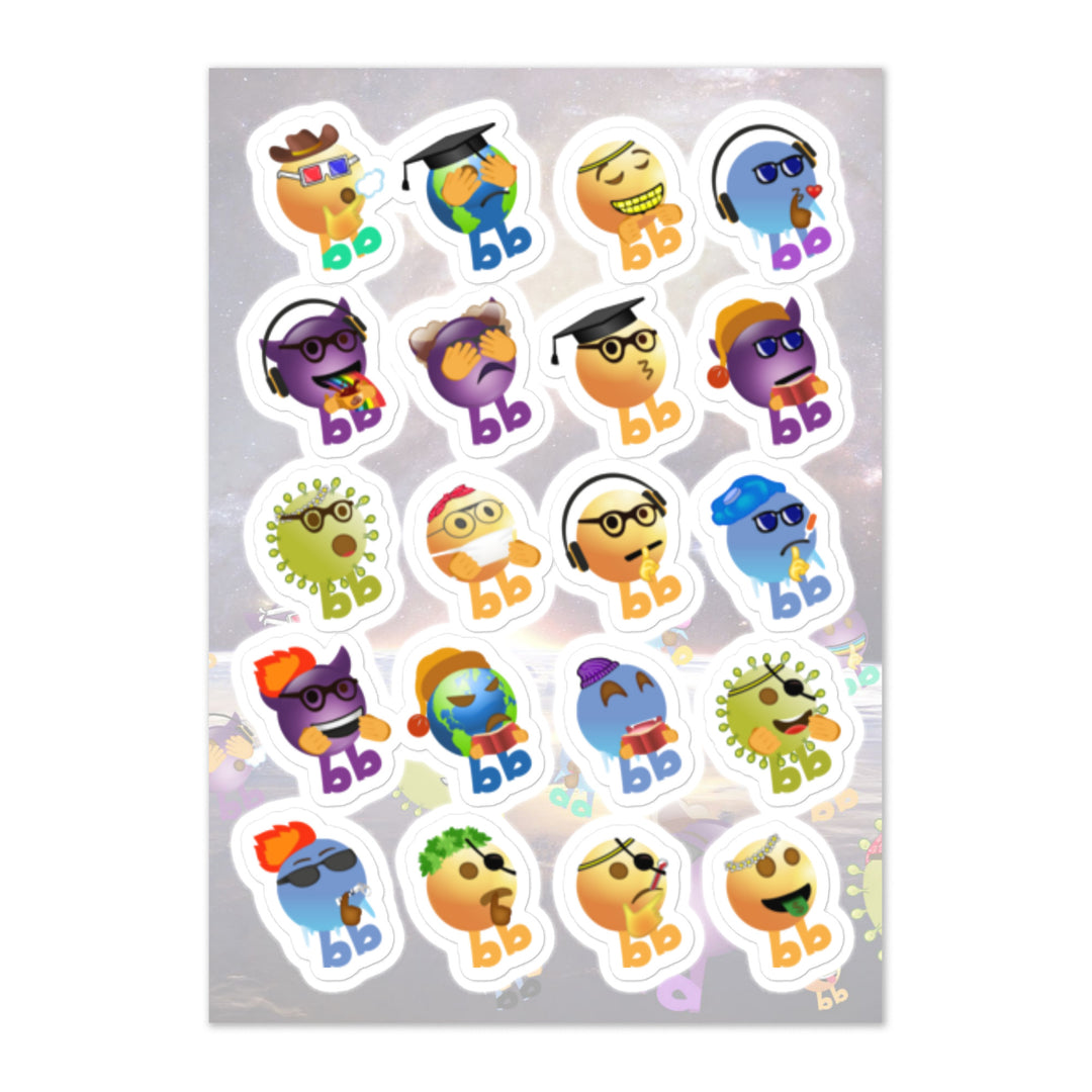 Megabb Buddy Stickers - Emojibb