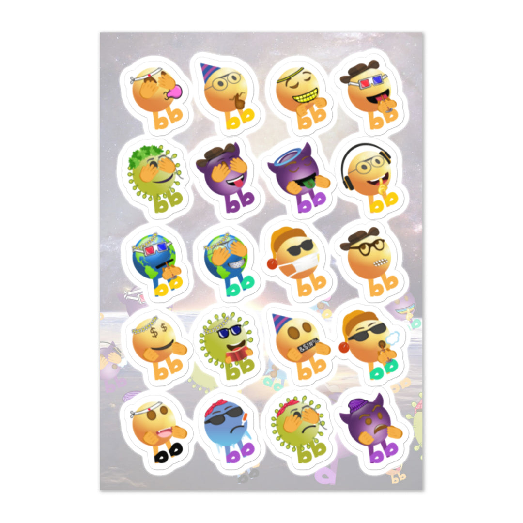 Megabb Buddy Stickers - Emojibb