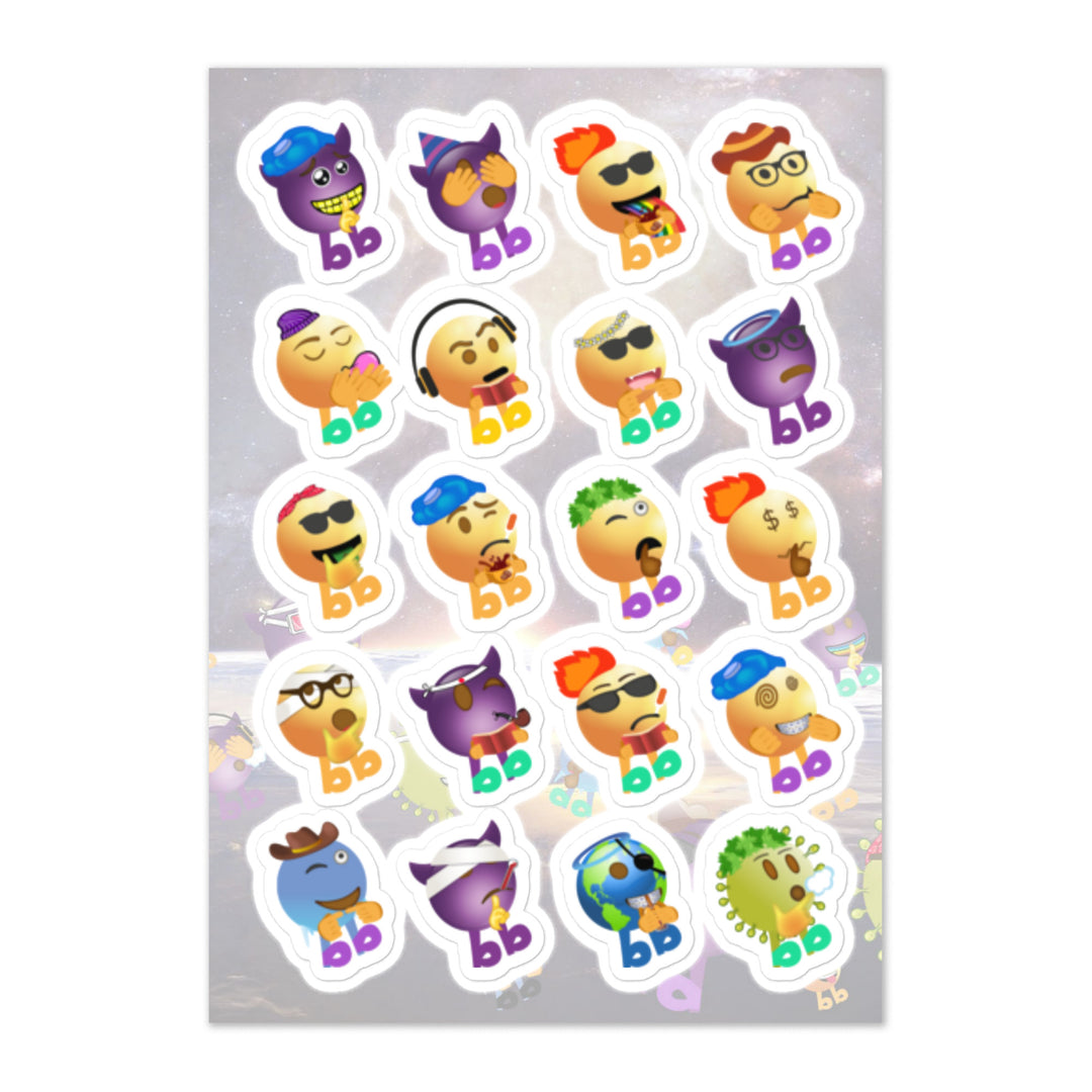 Megabb Buddy Stickers - Emojibb