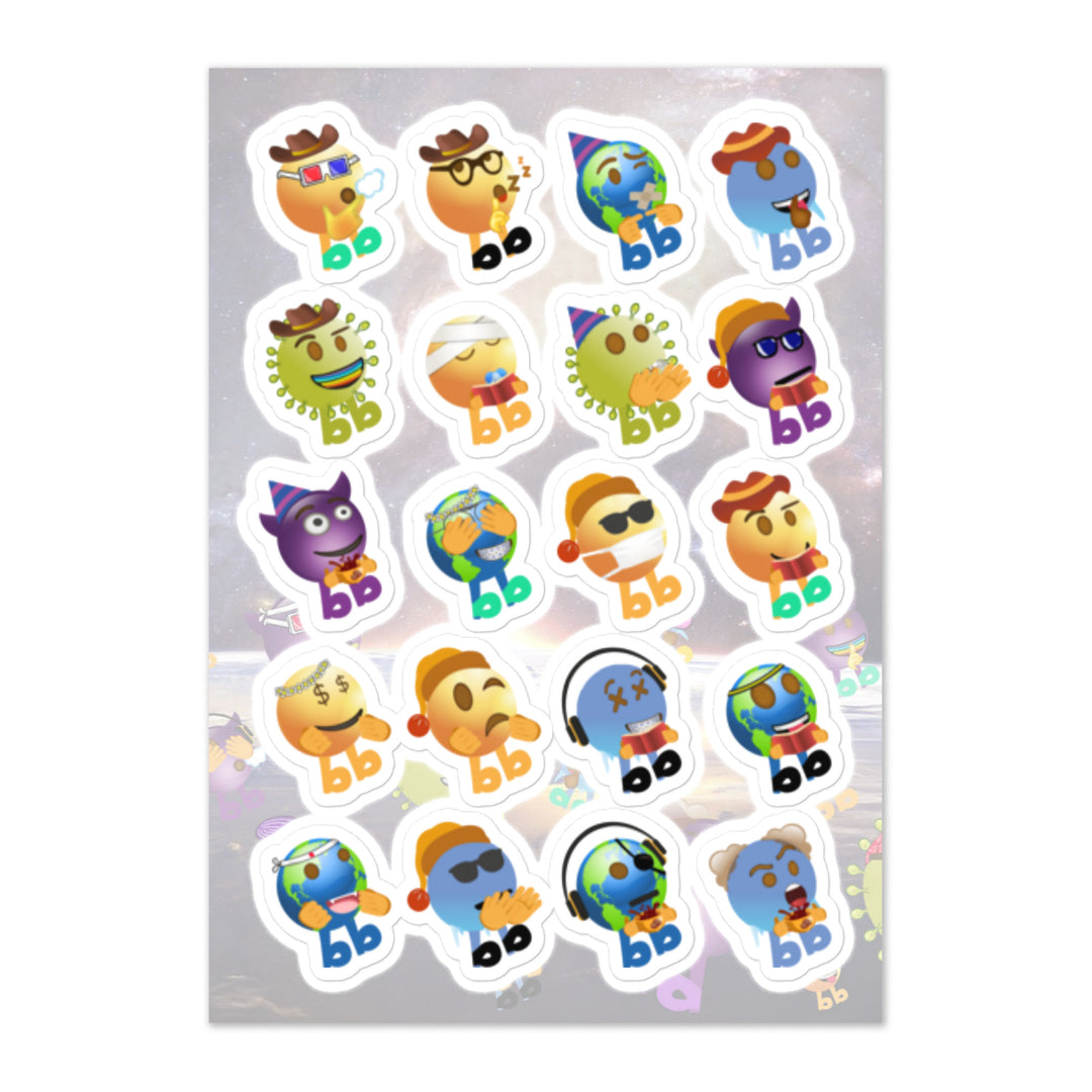 Megabb Buddy Stickers - Emojibb