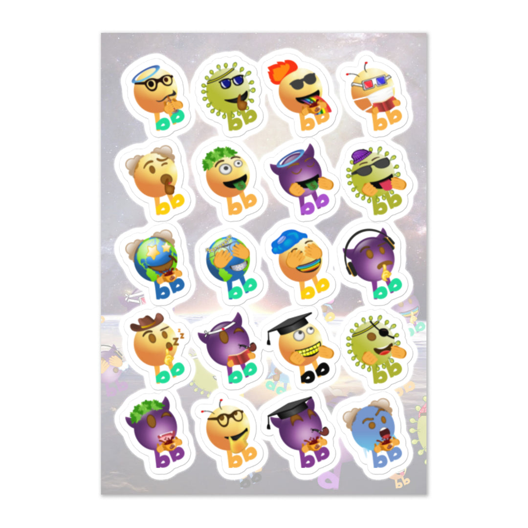 Megabb Buddy Stickers - Emojibb