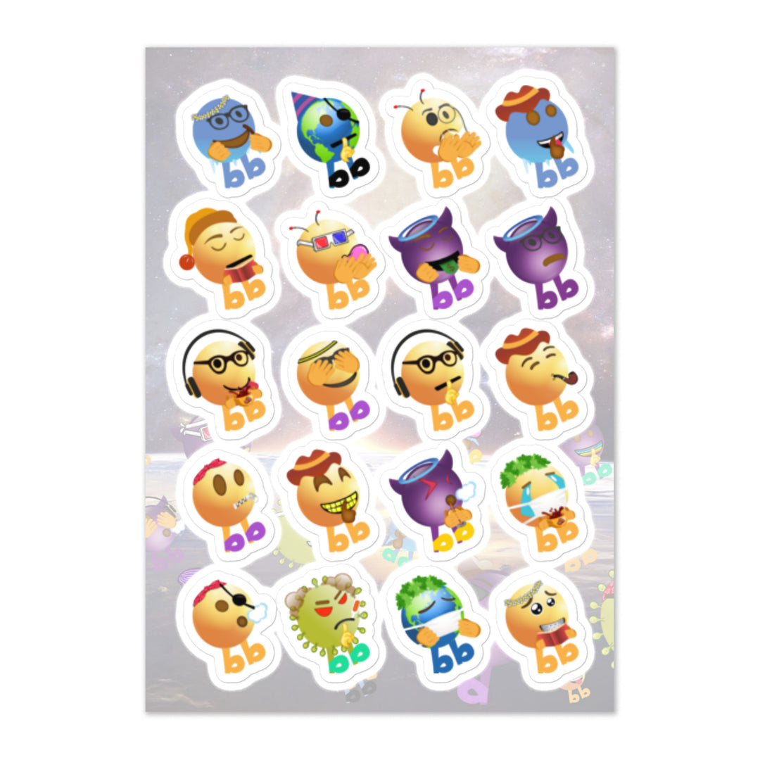 Megabb Buddy Stickers - Emojibb