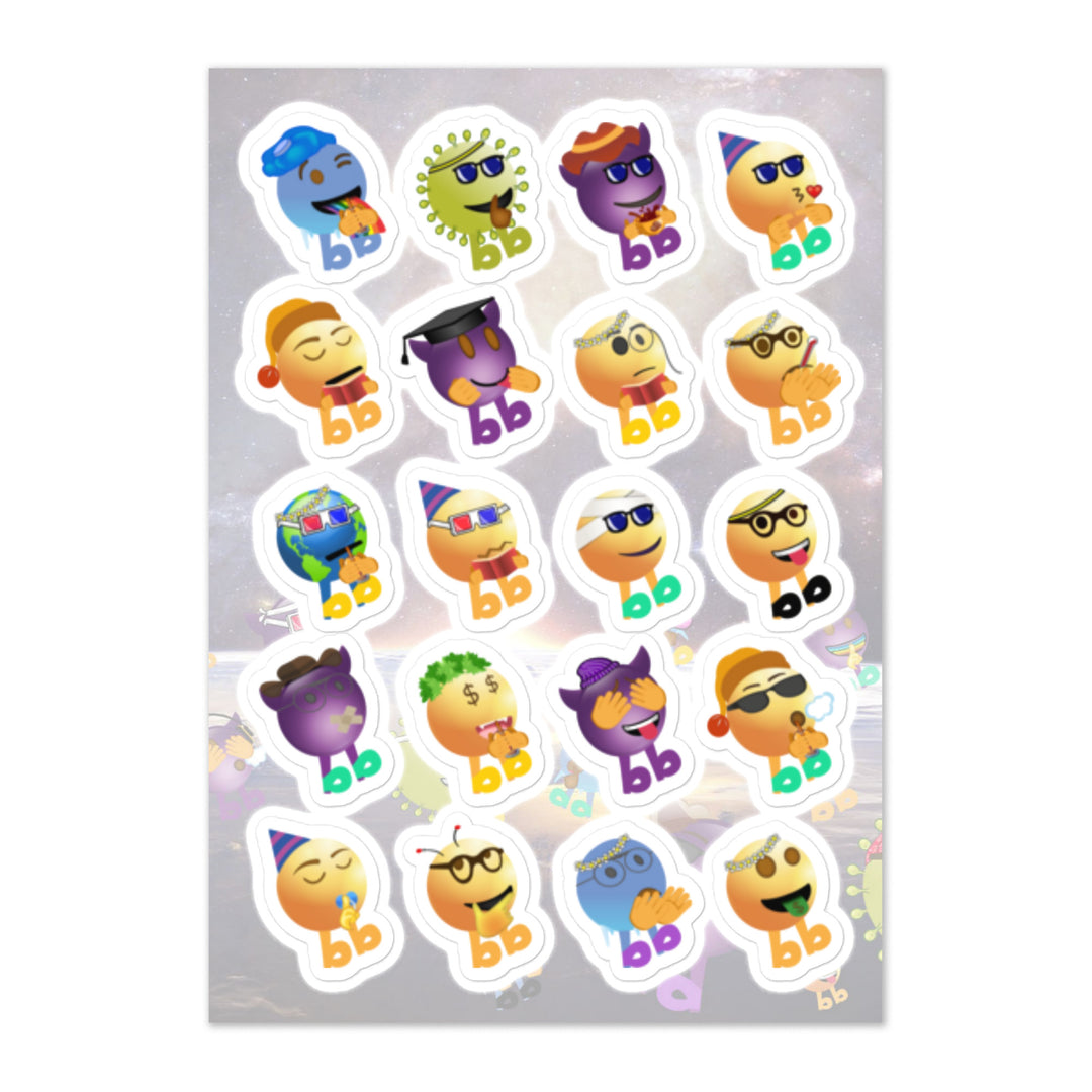 Megabb Buddy Stickers - Emojibb