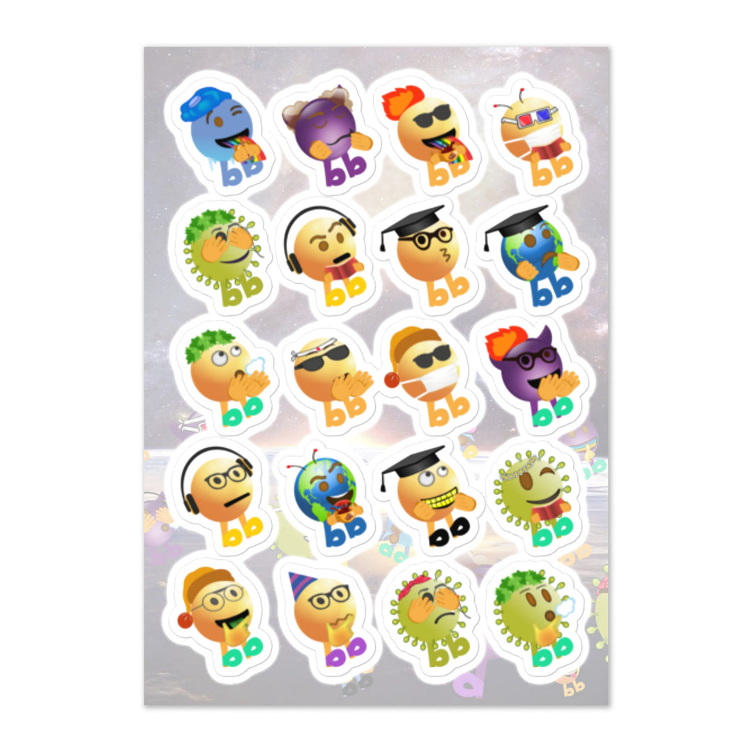 Megabb Buddy Stickers - Emojibb