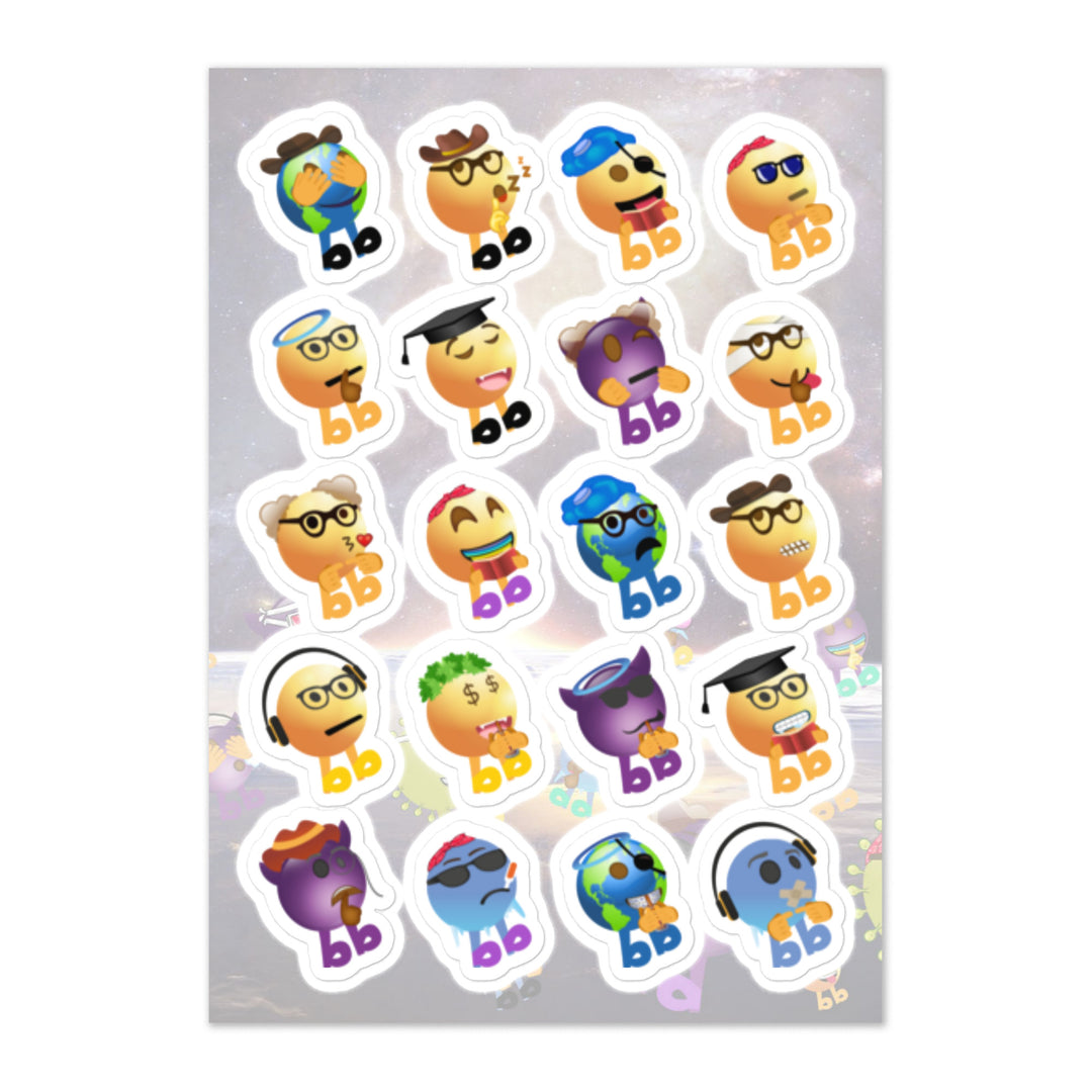 Megabb Buddy Stickers - Emojibb