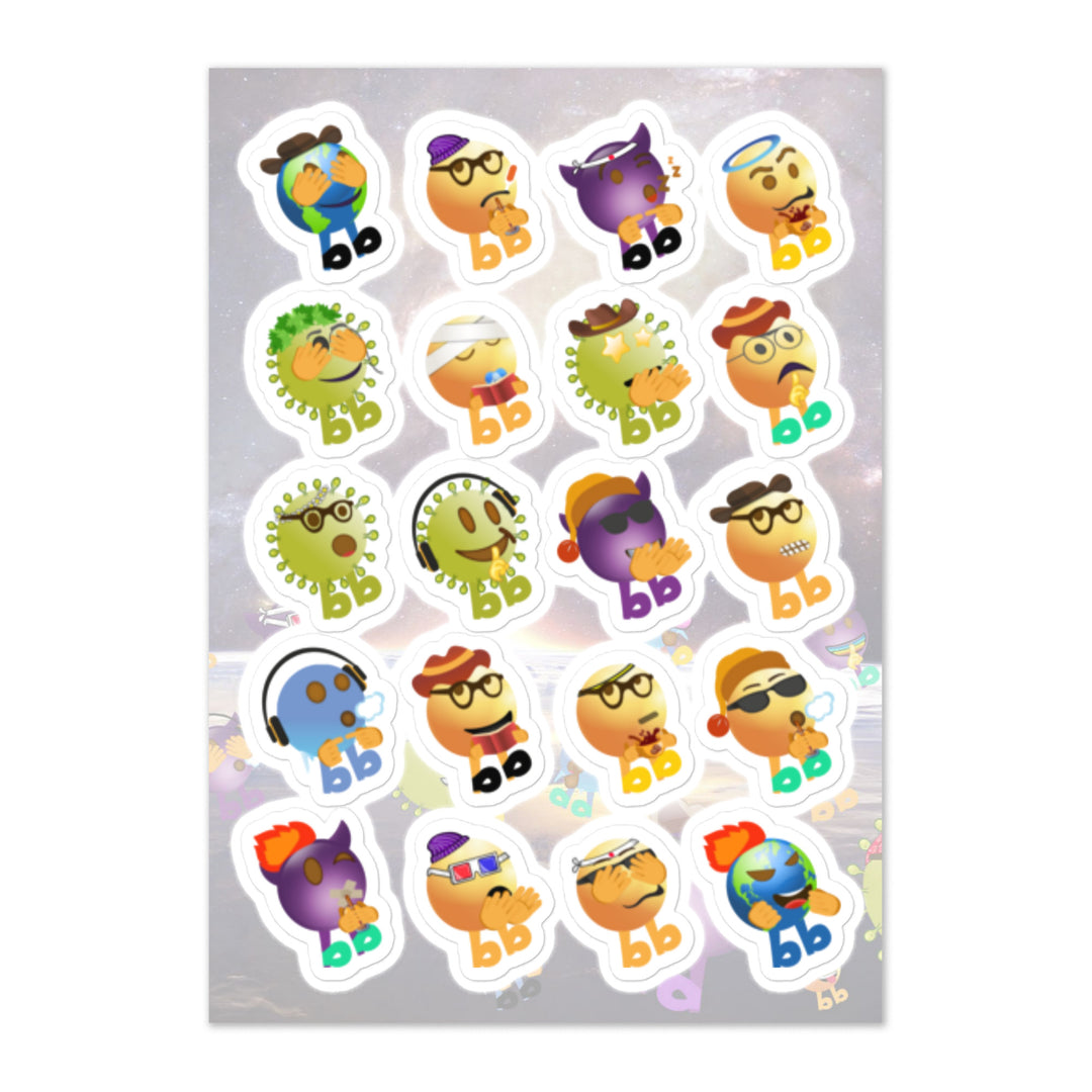 Megabb Buddy Stickers - Emojibb