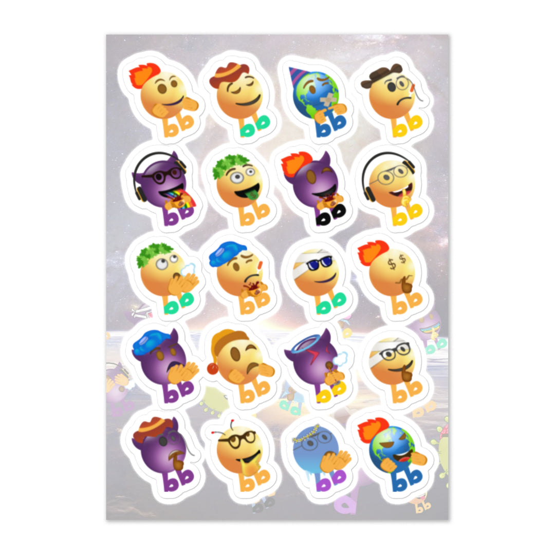 Megabb Buddy Stickers - Emojibb